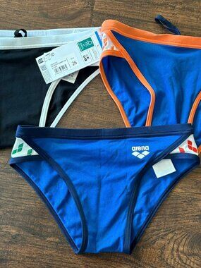 Arena Icons Briefs Swimsuit size 26 (Lot of 3)